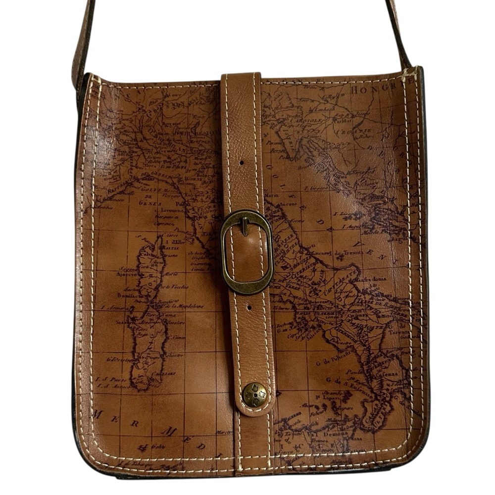 Patricia Nash Venezia Pouch Crossbody Leather Bag
